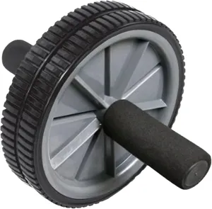 Core Fitness Wheel - Ab Roller Wheel for Core Workout, Abdominal Strength Training - Abs Workout Equipment with Easy-Glide Wheel & Padded Handles - Home Gym Exercise Wheels for Men Women