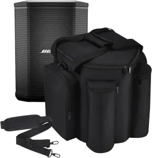 Cover for Bose S1 Pro/S1 Pro  Portable Bluetooth Speaker System,S1 Pro Travel Carrying Case Shoulder Bag w/Extra Pockets for Microphone,Charger,Cable,Accessories(Black)