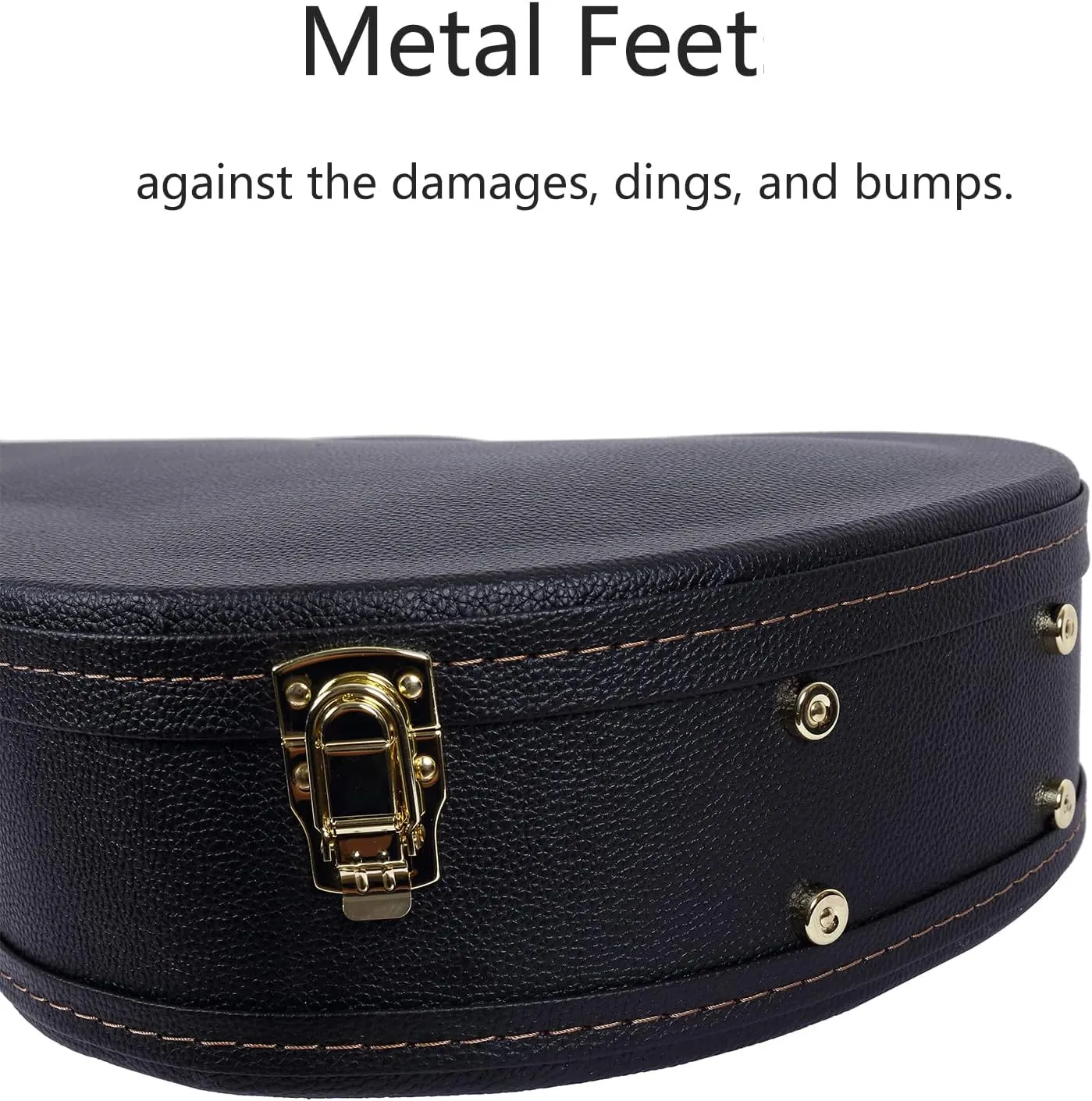 Crossrock Hard Shell Case for A-Style Mandolin in Black(CRW620MABK)