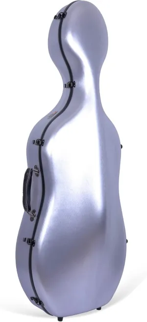 Crossrock Poly Carbon Composite Cello Case, for 3/4 Size Cello with backpack and wheels in Champagne(CRF1000CETCHHT)