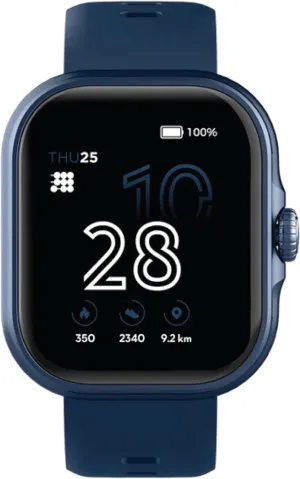 Cubitt Viva Smartwatch/Fitness Tracker with 1.84" Touch AMOLED Screen, Bluetooth Calling, 60  Sports, Blood Oxygen, Heart Rate, Stress and Sleep Monitor, Waterproof, Step Counter for Men and Women