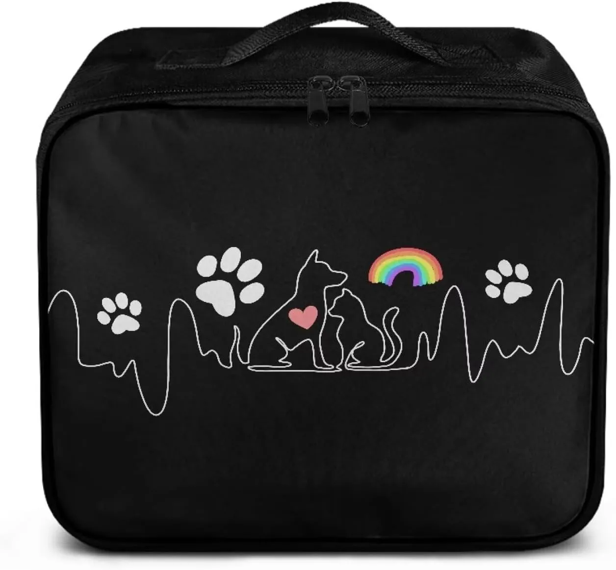 Cute Pet First Aid Kit for Home First Aid Case Empty Medical Bag Medicine Emergency Survival Kit Storage Box with Handles