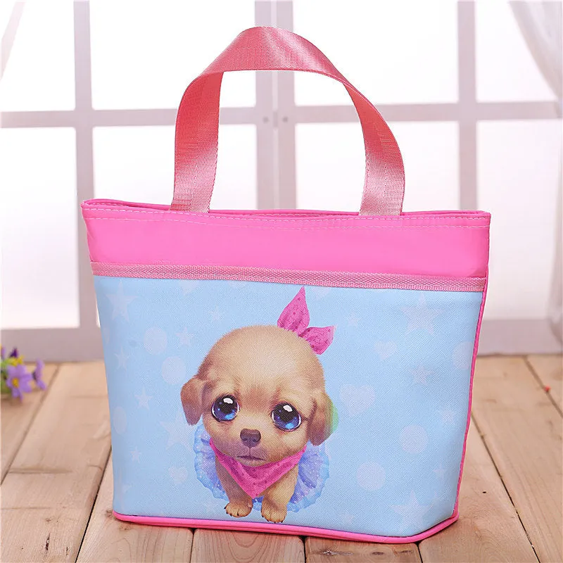 Cuteness Overload Large Zip Totes