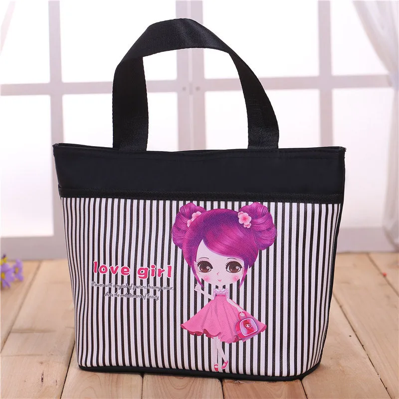 Cuteness Overload Large Zip Totes