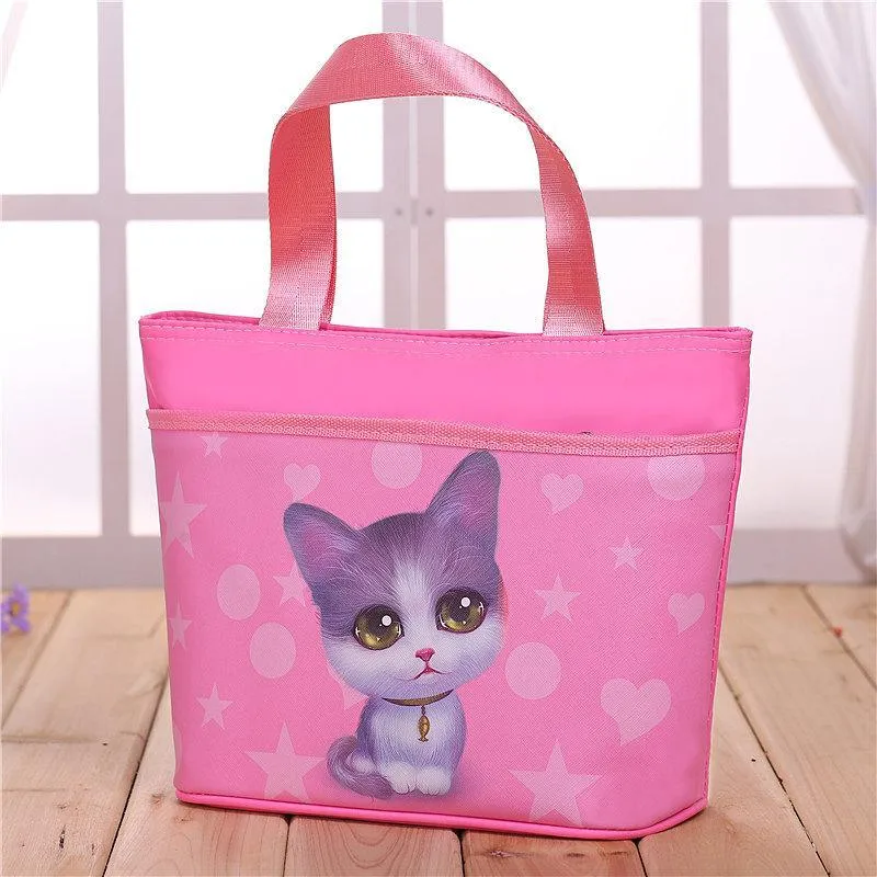 Cuteness Overload Large Zip Totes