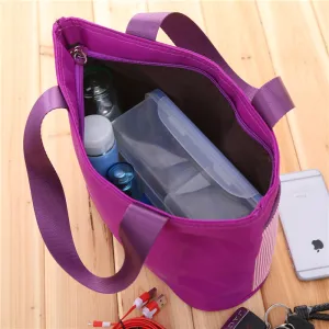 Cuteness Overload Large Zip Totes