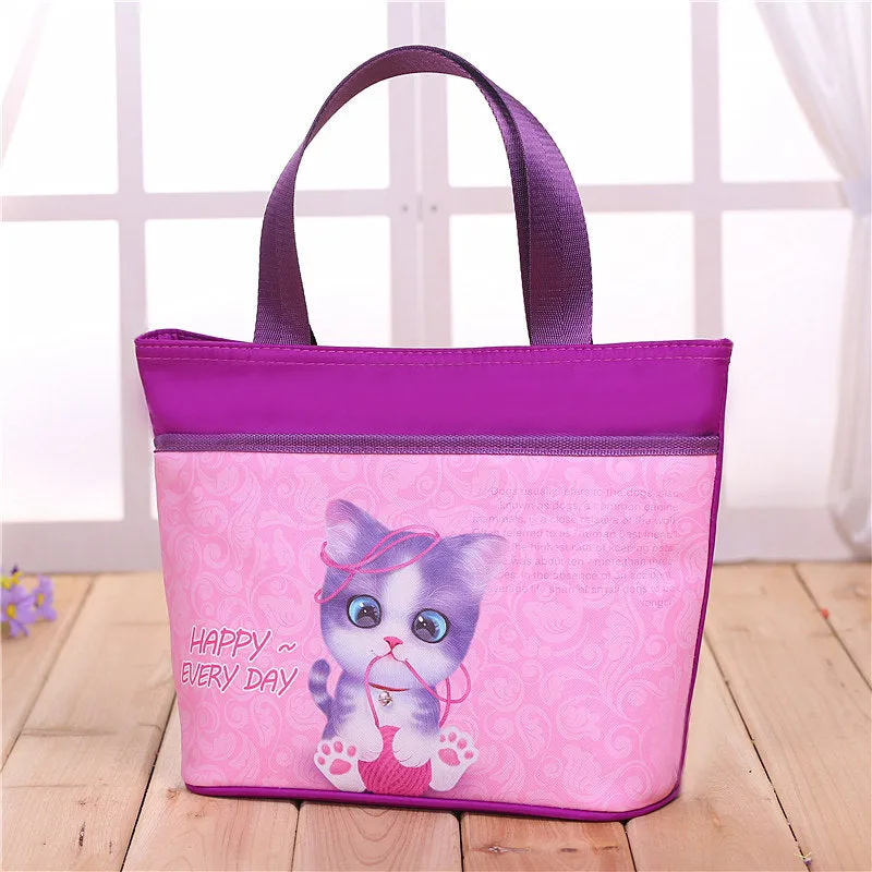 Cuteness Overload Large Zip Totes