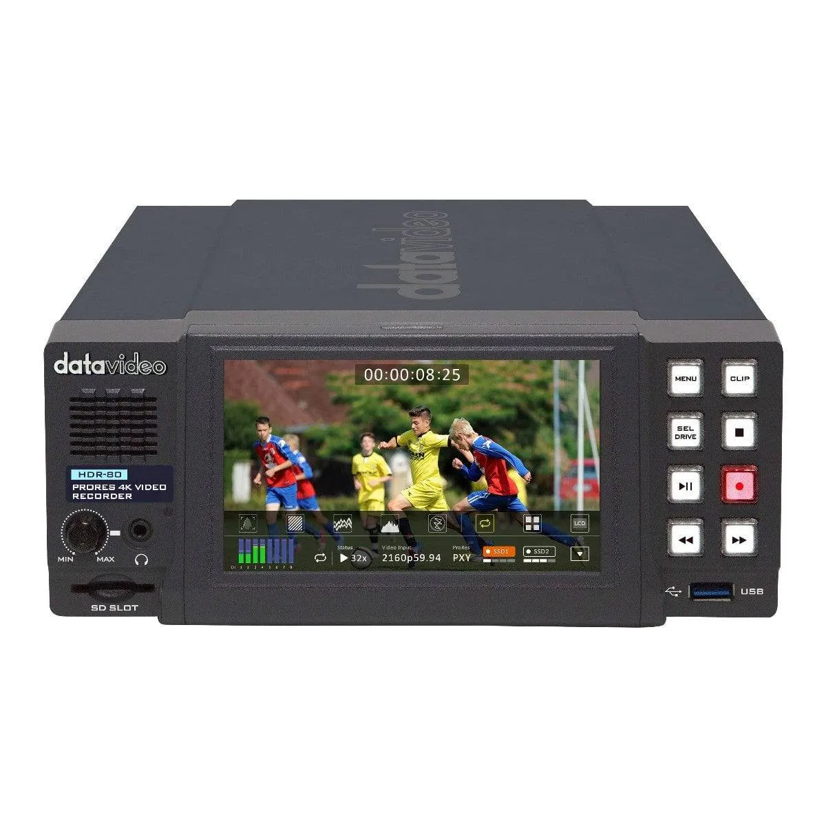 Datavideo HDR-80 Desktop 4K ProRes Video Recorder
