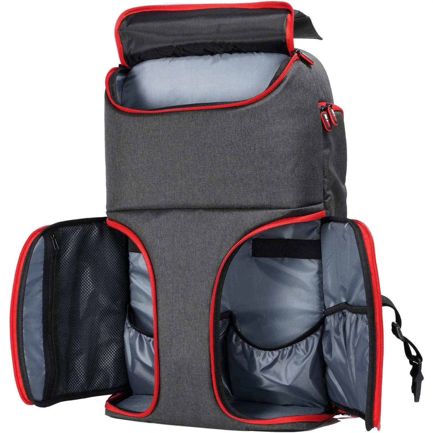 Deco Photo DSLR Photography Camera Backpack with Multiple Laptop/Tablet Slots, Lightweight