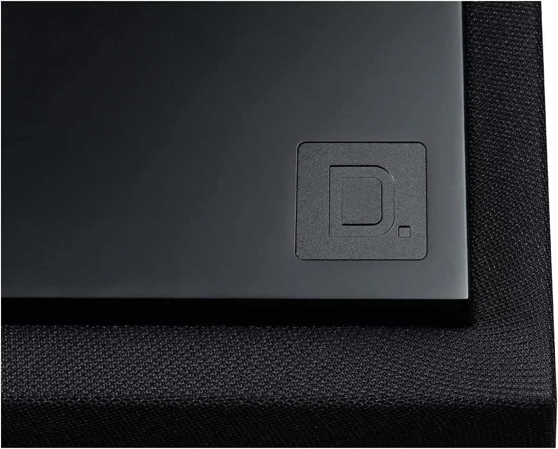 Definitive Technology Descend DN8 8" Subwoofer (2021 Model) - Digitally Optimized for Movies & Music, New 3XR Architecture, 500W Peak Class D Amplifier & (2) Pressure-Coupled 8" Bass Radiators, Black