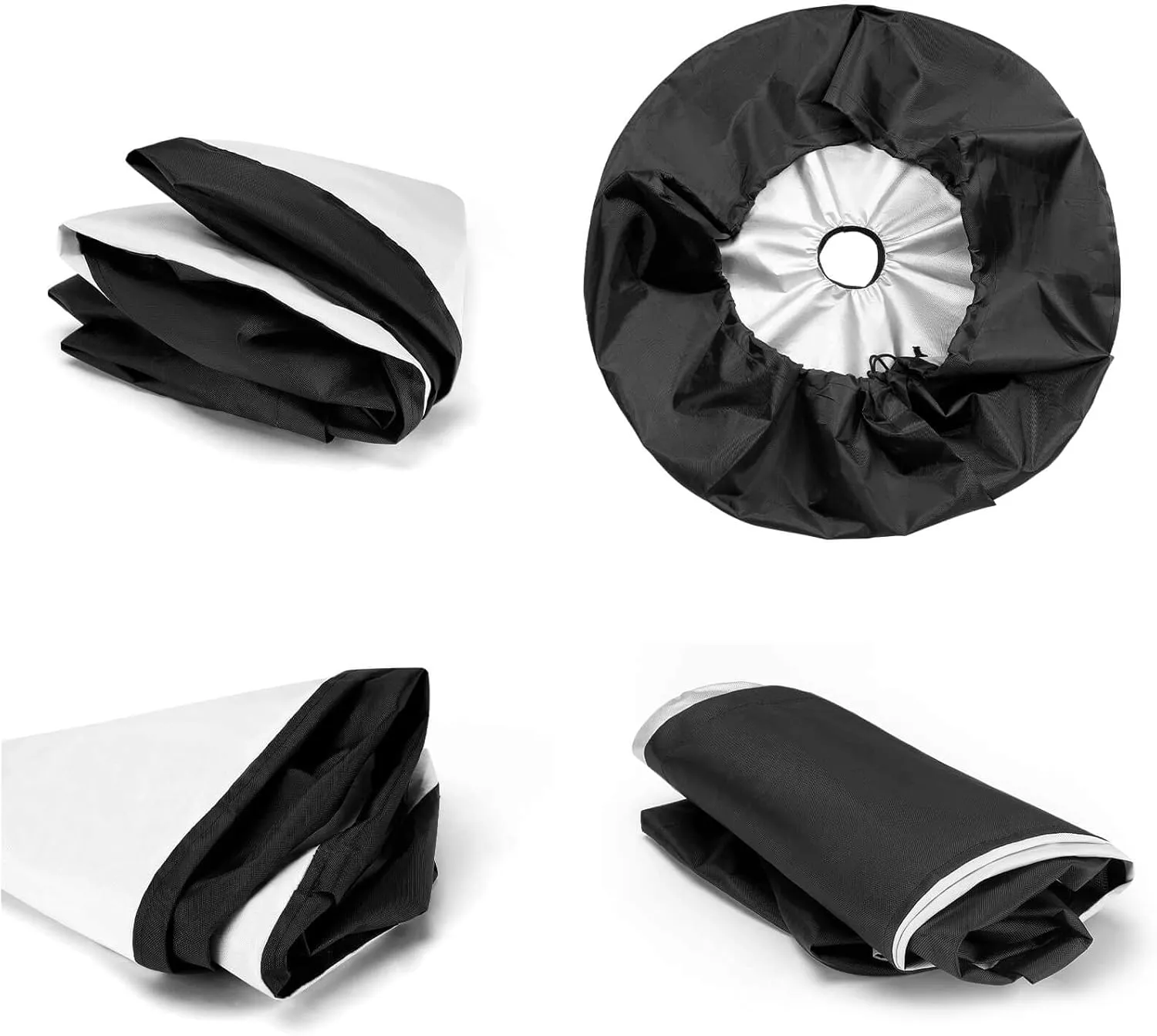 Delerain Spare Tire Cover with Backup Camera Hole Peace Symbol Flowers Wheel Covers Waterproof Dust-Proof UV Sun Universal Fit for RV Trailer RV SUV Truck (17 Inch for Diameter 31"-33")