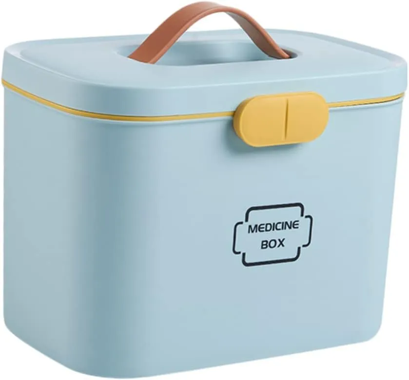 Didiseaon Medication Bag Medicine Storage Organizer Container Case with Portable Handle Compact