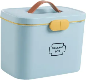 Didiseaon Medication Bag Medicine Storage Organizer Container Case with Portable Handle Compact