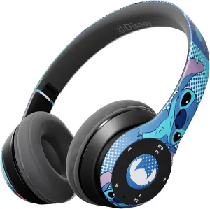 Disney Lilo & Stitch Expressions Bluetooth Over-Ear Headphones, Wireless Foldable Headset with Built-in Microphone - Stitch Expressions Design, for Adults and Kids