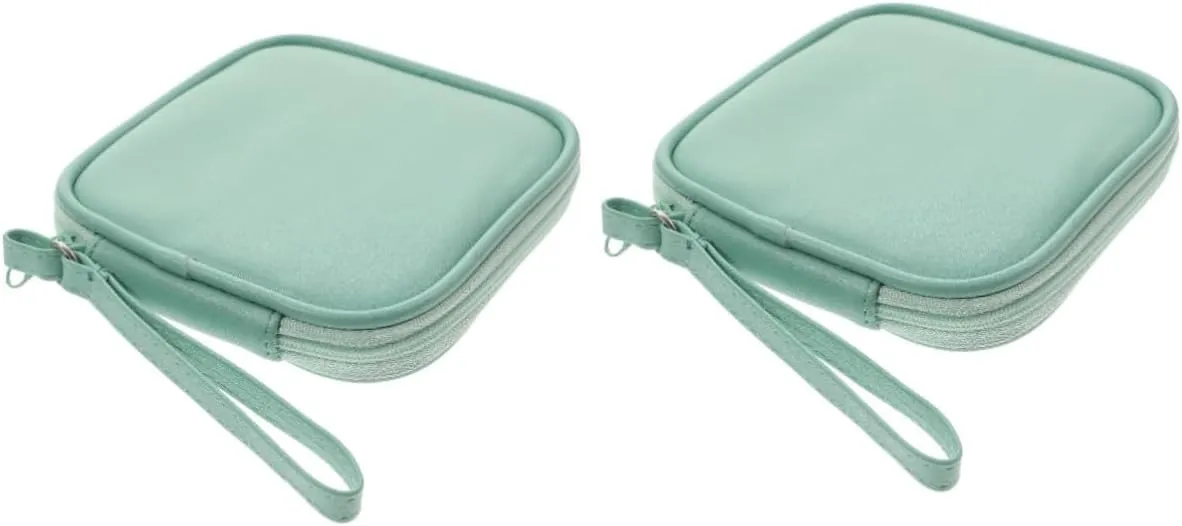 DOITOOL 2pcs Electronic Earphone Organizer Bag Travel Organizer Large Opening for Cord Accessories Portable
