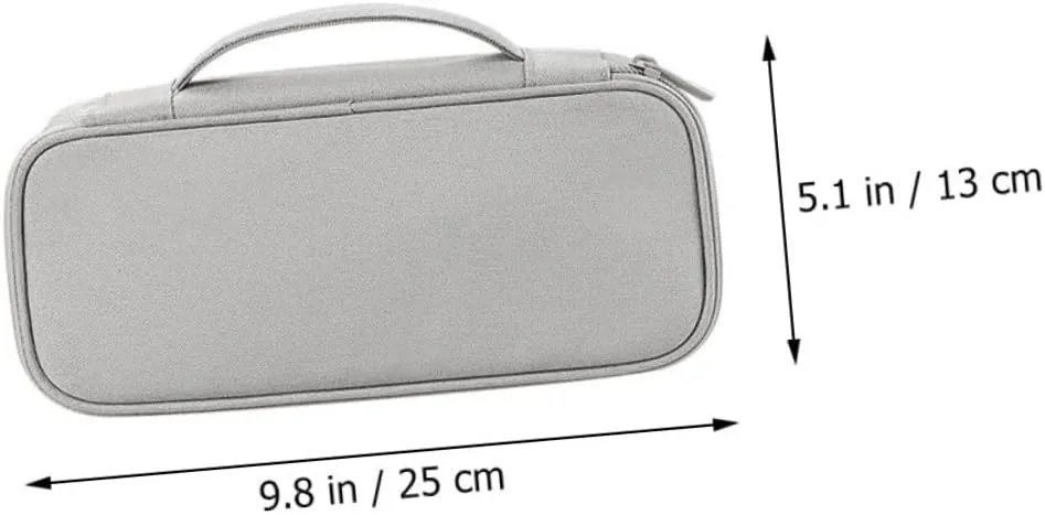DOITOOL 3pcs Data Cable Storage Bag Charger Organizer Case Carrying Case Outdoor Bag Electric Wire Travel