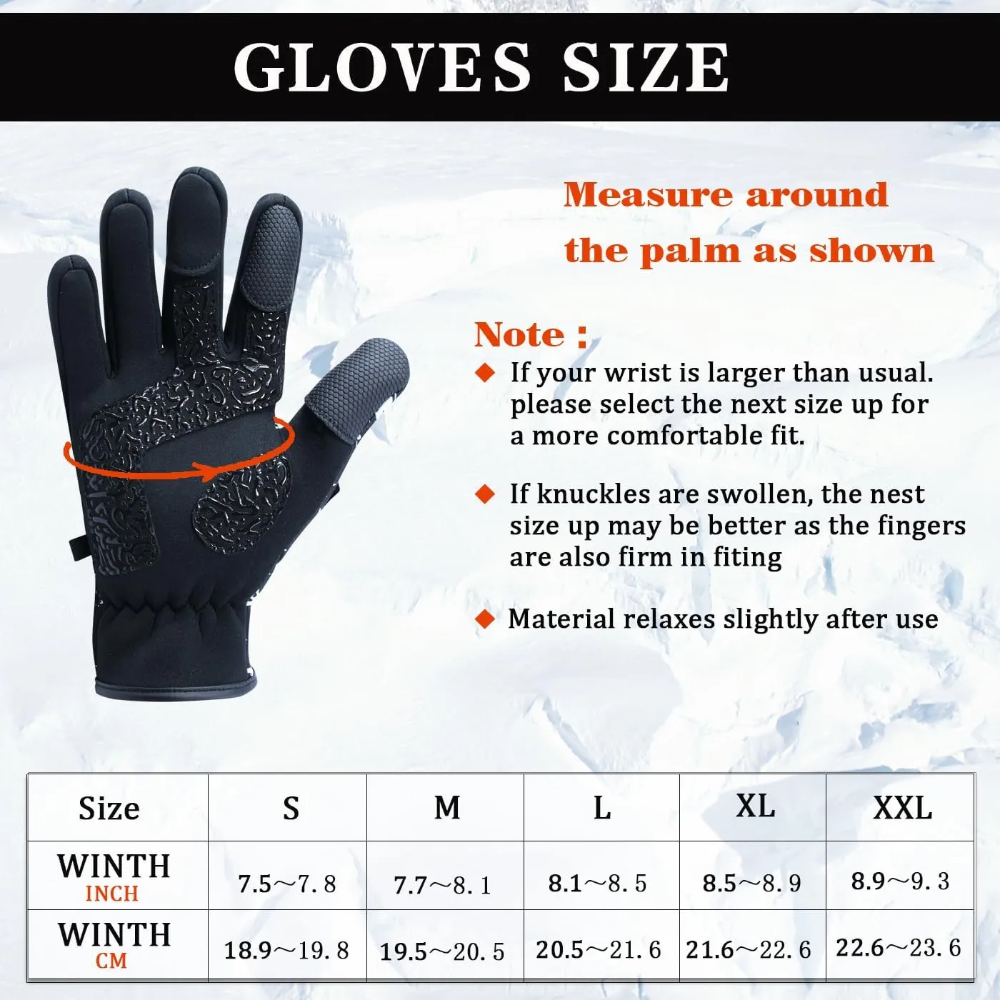 Drasry Neoprene Fishing Gloves Touchscreen 3 Cut Fingers Warm Cold Weather Suitable for Men and Women Ice Fishing Fly Fishing Photography Motorcycle Running Shooting