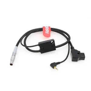 DRRI ARRI cforce RF/cmotion cPRO Motor CAM (7p) to LANC/D-Tap Power Cable for FX-9 Canon C500/C300