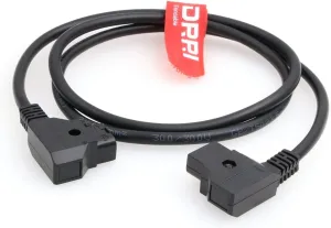 DRRI Dtap 2 Pin Male to Male Adapter Cable for DSLR Rig Anton Bauer Battery V-Mount (Dtap-Dtap)