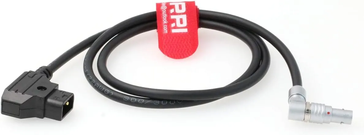 DRRI Rotating 0B 4 Pin to D-tap Power Cable for Zacuto Kameleon Electronic viewfinder