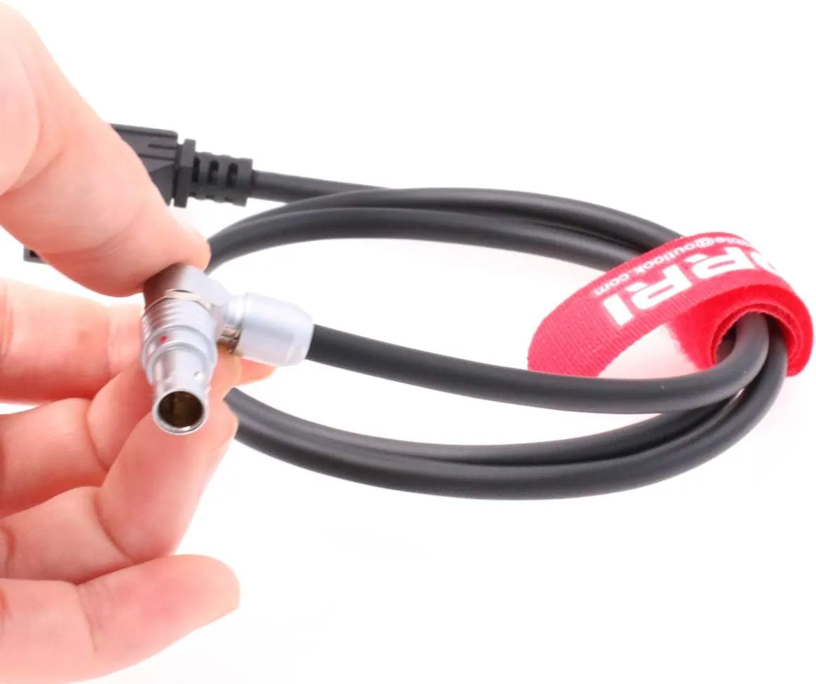 DRRI Rotating 0B 4 Pin to D-tap Power Cable for Zacuto Kameleon Electronic viewfinder