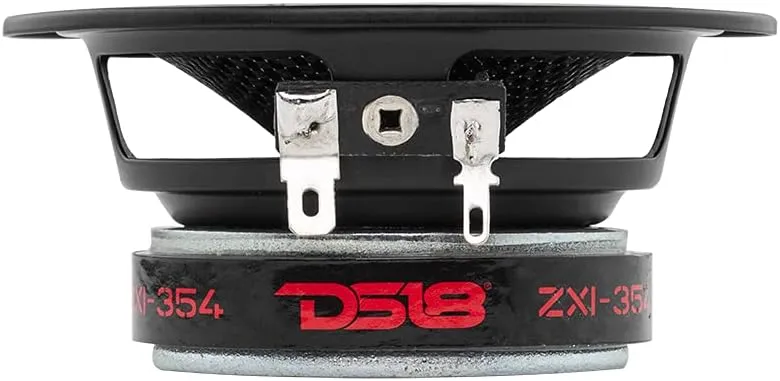 DS18 ZXI-354 3.5" Full Range Car Audio Speaker Upgrade with Kevlar Cone 120 Watts 4 Ohm Horn Woofer - Pair of 3.5 Speakers (2 Speakers)