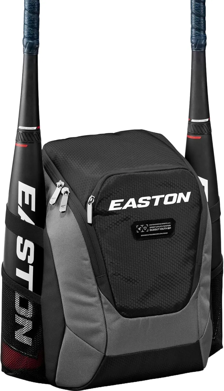 Easton Dugout Youth Backpack Equipment Bag | Baseball & Softball | Multiple Colors