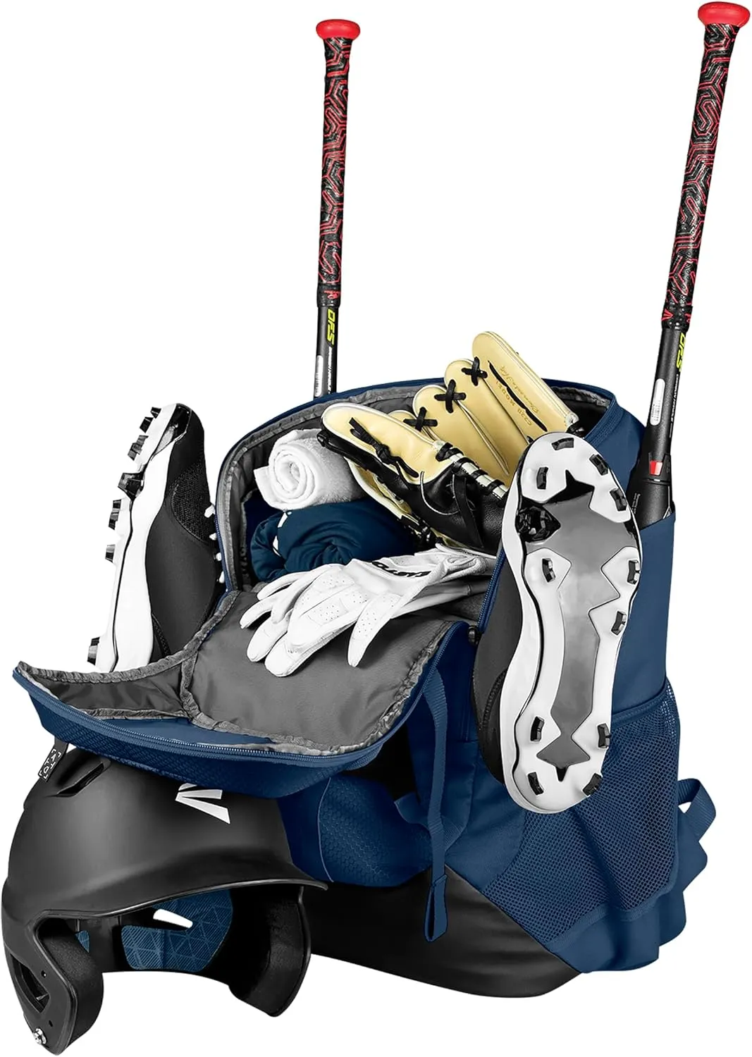 Easton Walk-off NX Backpack Equipment Bag | Adult | Baseball & Fastpitch Softball | Team Logo Panel | Multiple Colors