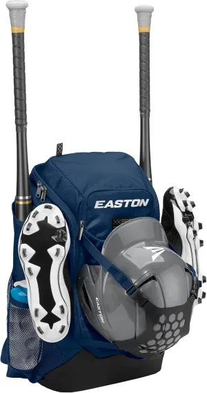 Easton Walk-off NX Backpack Equipment Bag | Adult | Baseball & Fastpitch Softball | Team Logo Panel | Multiple Colors