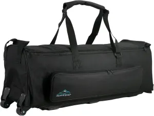 EASTROCK Drum Hardware Bag with Wheels Drum Set Hardware Carry Bag Drum Stand Accessory Bag(Black)