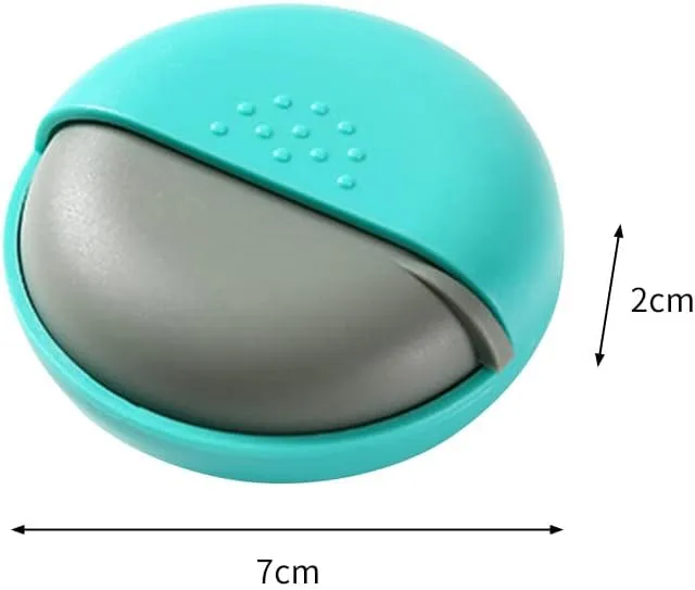 Eforcase 4PCS Travel Pill Organizer, Portable Pill Case, Small Pill Box for Pocket Purse Portable Pill Box Container for Medicine Vitamin