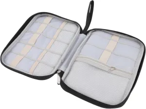 Electronics Travel Organizer Bag Waterproof Cable Storage Box Cord Organizer Zippers Keep Your Gadgets Tidy