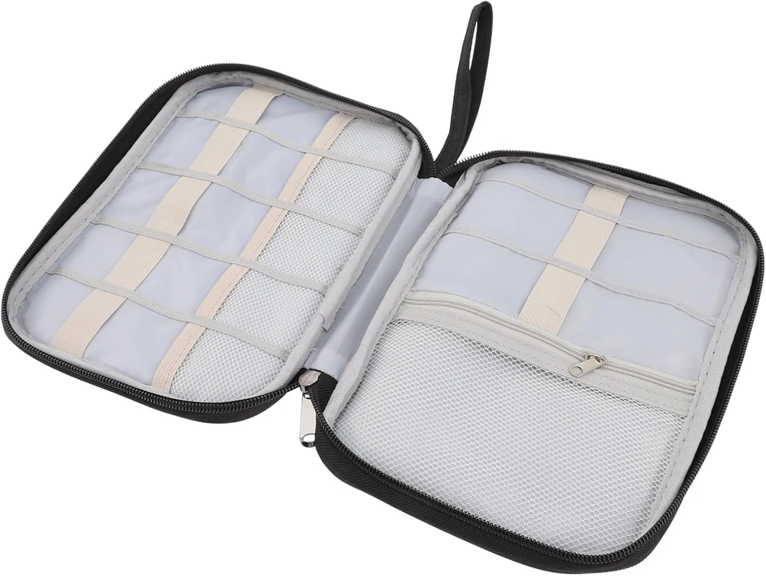 Electronics Travel Organizer Bag Waterproof Cable Storage Box Cord Organizer Zippers Keep Your Gadgets Tidy