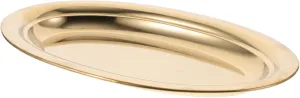 Elegant Stainless Steel Plate Dinner Plate Dessert Tray Snack Dish 1pc