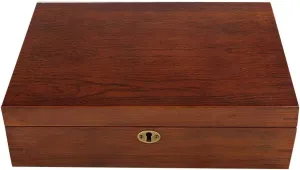 Elegant Wooden Watch Box Organizer for Men Women with 10 Slots, Transparent top, Portable Watch Holder Mens Watches Case Storage Best Gift for The Husband, (31x 24 x 10cm)