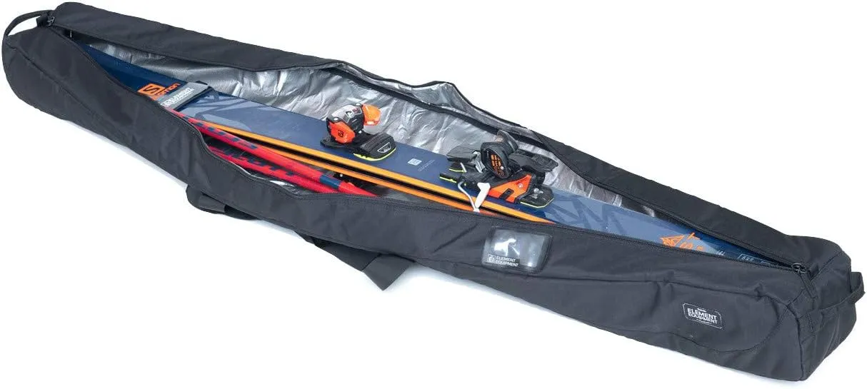 Element Equipment Deluxe Padded Ski Bag Single - Premium High End Travel Bag