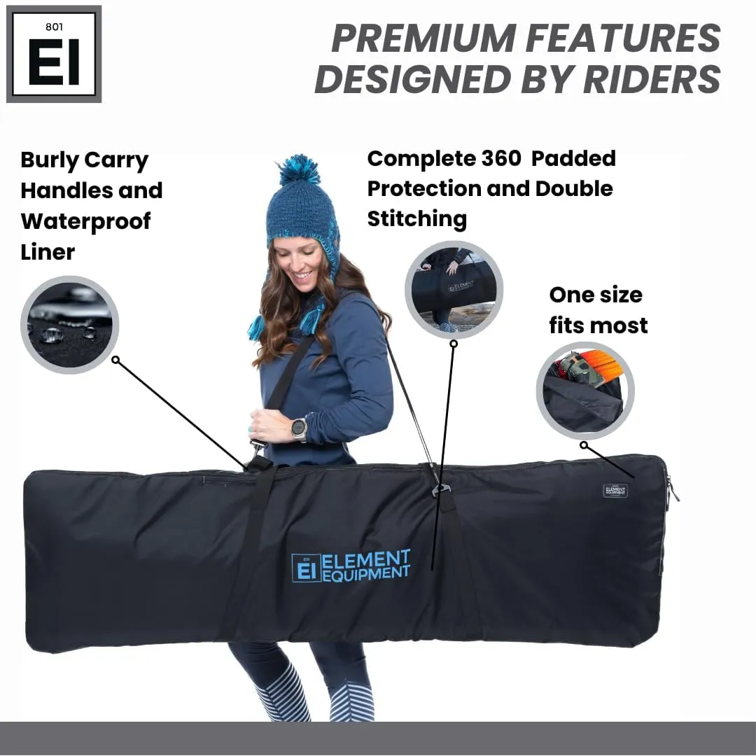 Element Equipment Padded Snowboard Bag Travel Snowboard Bag