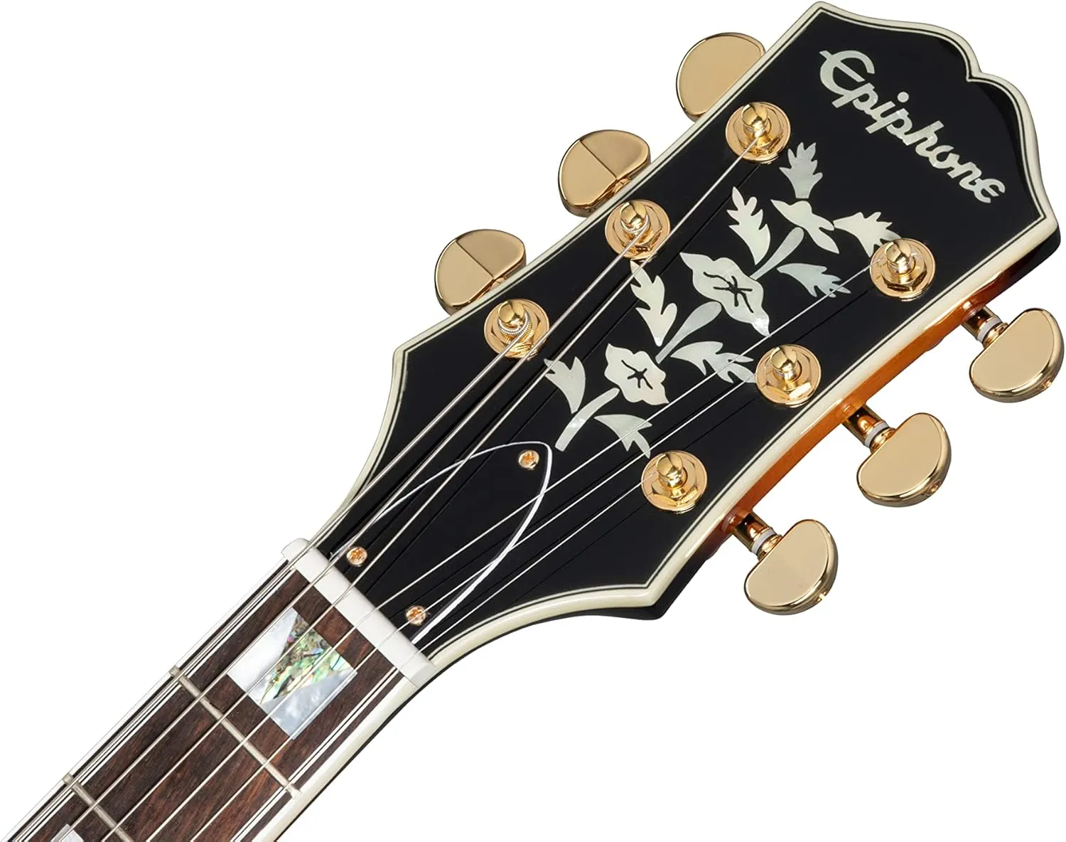 Epiphone Sheraton Semi Hollow Body, Vintage Sunburst and Gold Hardware with Gig Bag