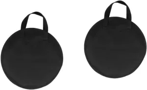 ERINGOGO 2pcs Carrying Case for Adult Tambourine Drum Practice Pad Waterproof Drum Storage Bag Fabric Pouch