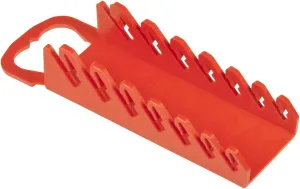 Ernst Manufacturing - 5072-Red Gripper Stubby Wrench Organizer, 7 Tool, Red