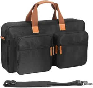 EVA DJ Disc Player Carrying Case for Pioneer DJ DDJ-FLX4 DDJ-REV1, Dustproof Large Capacity Travel Carrying Storage Bags with Sholder Strap for DJ Controllers-Medium Size