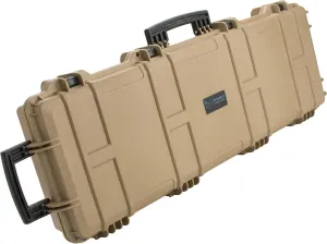 Evike EMG Transporter Lockable 42" Hard Case w/low-profile wheels & PnP foam (Color: Desert Tan)