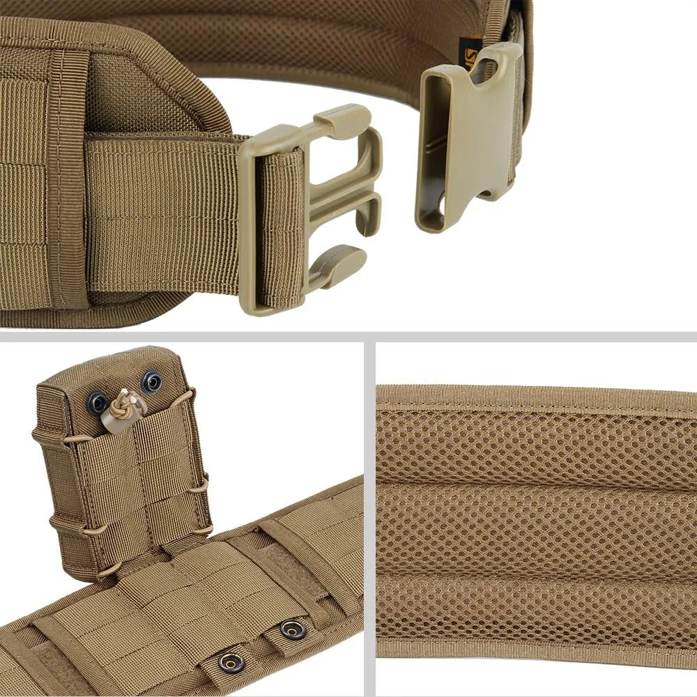 EXCELLENT ELITE SPANKER Military Waist Belt Multi-Purpose Molle Padded Patrol Belt Outdoor Sports Equipment