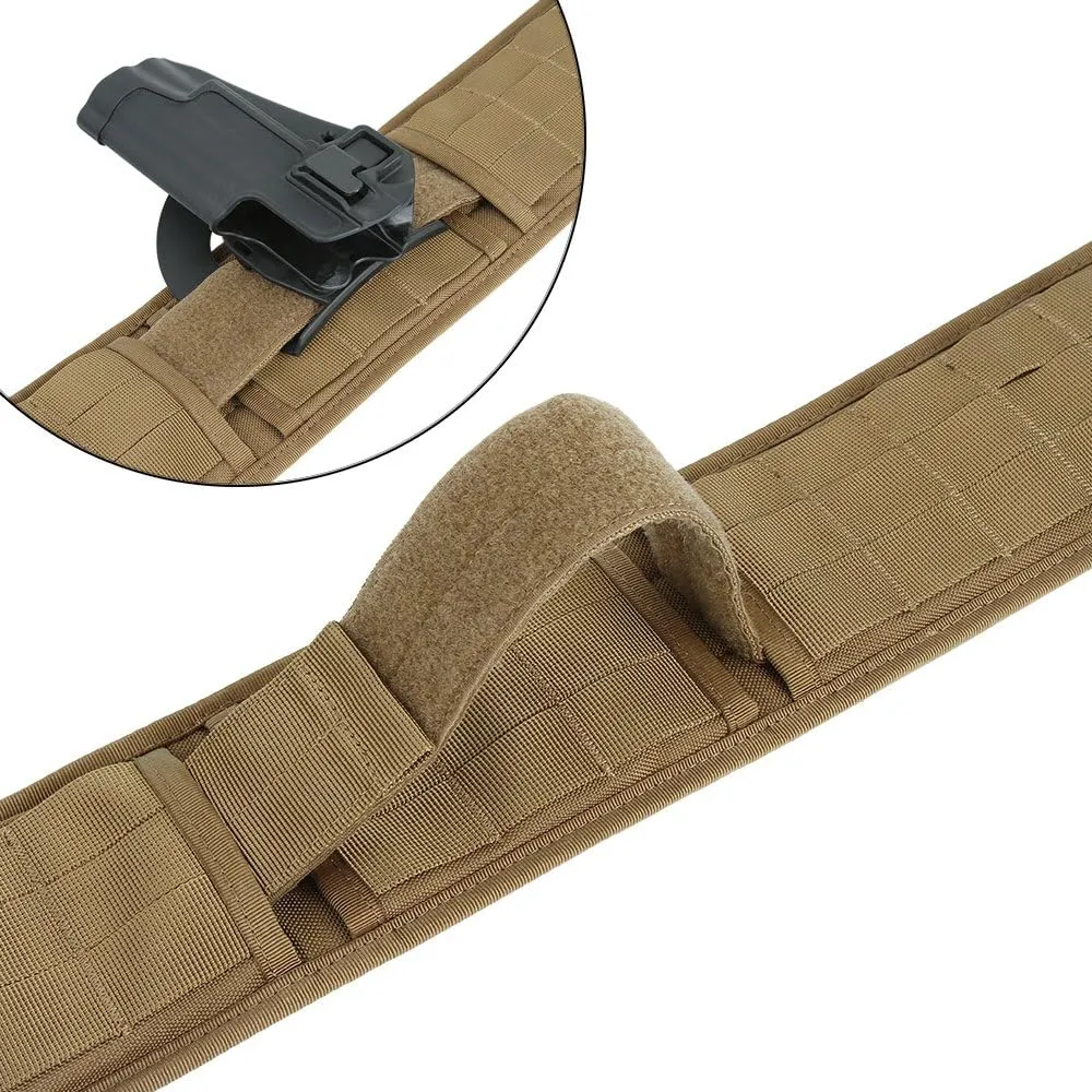 EXCELLENT ELITE SPANKER Military Waist Belt Multi-Purpose Molle Padded Patrol Belt Outdoor Sports Equipment