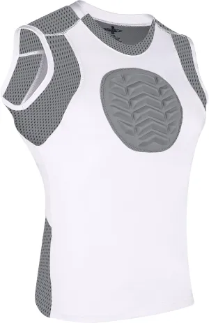 Exxact Sports Youth Baseball and Softball Chest Protector, Padded Sternum Guard for Girls