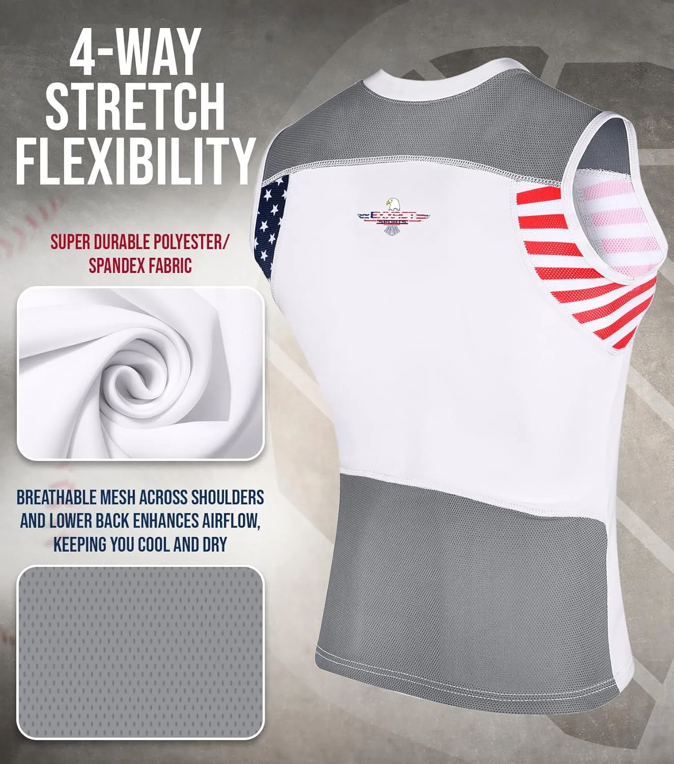 Exxact Sports Youth Baseball and Softball Chest Protector, Padded Sternum Guard for Girls