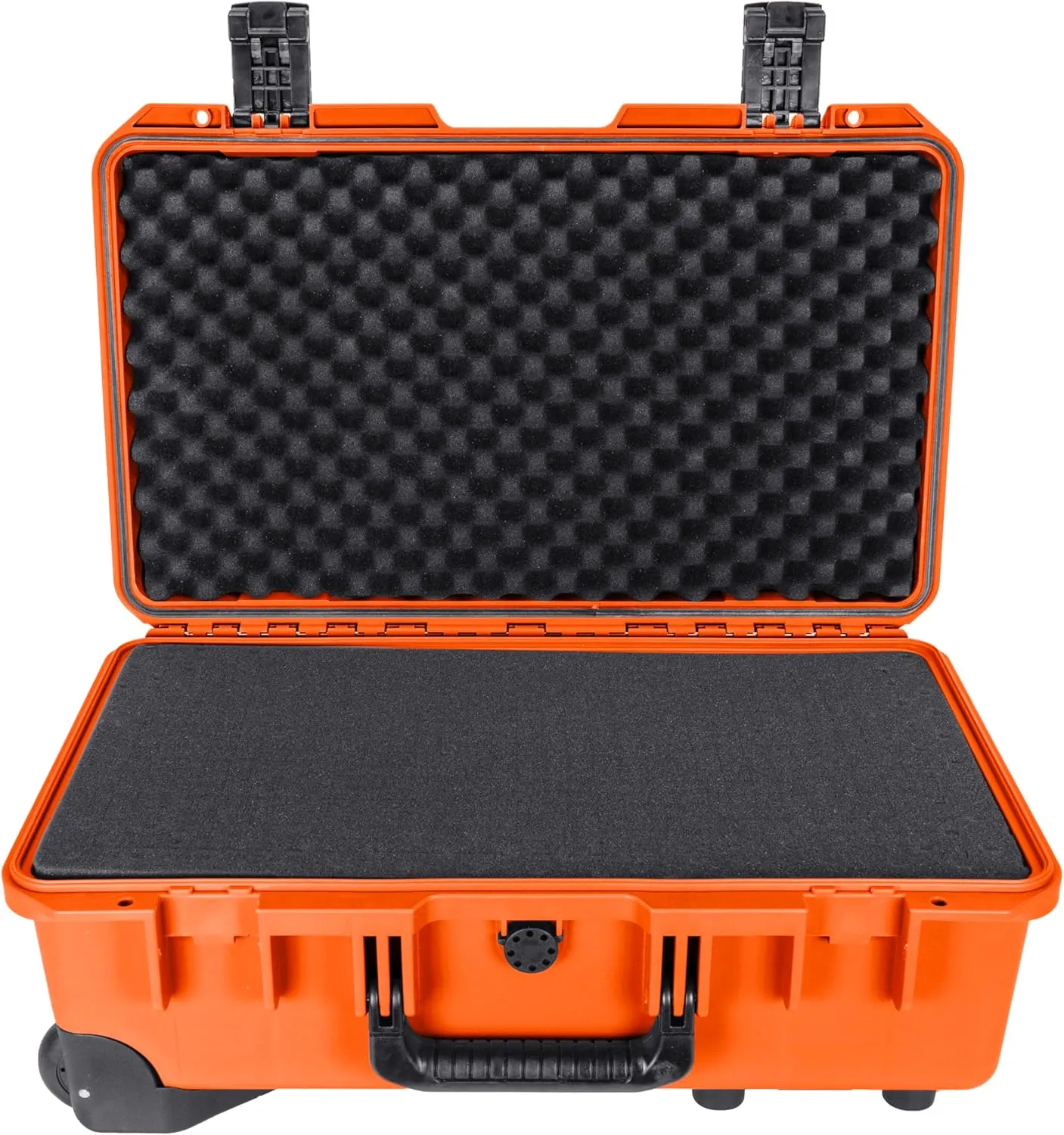 Eylar 22 Inch Intact Premium Series Hard Rolling Carry-On Travel Case, Lightweight and Durable Design with Foam (Orange)