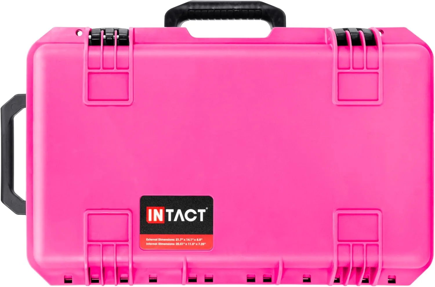 Eylar 22 Inch Intact Premium Series Hard Rolling Carry-On Travel Case, Lightweight and Durable Design with Foam (Pink)