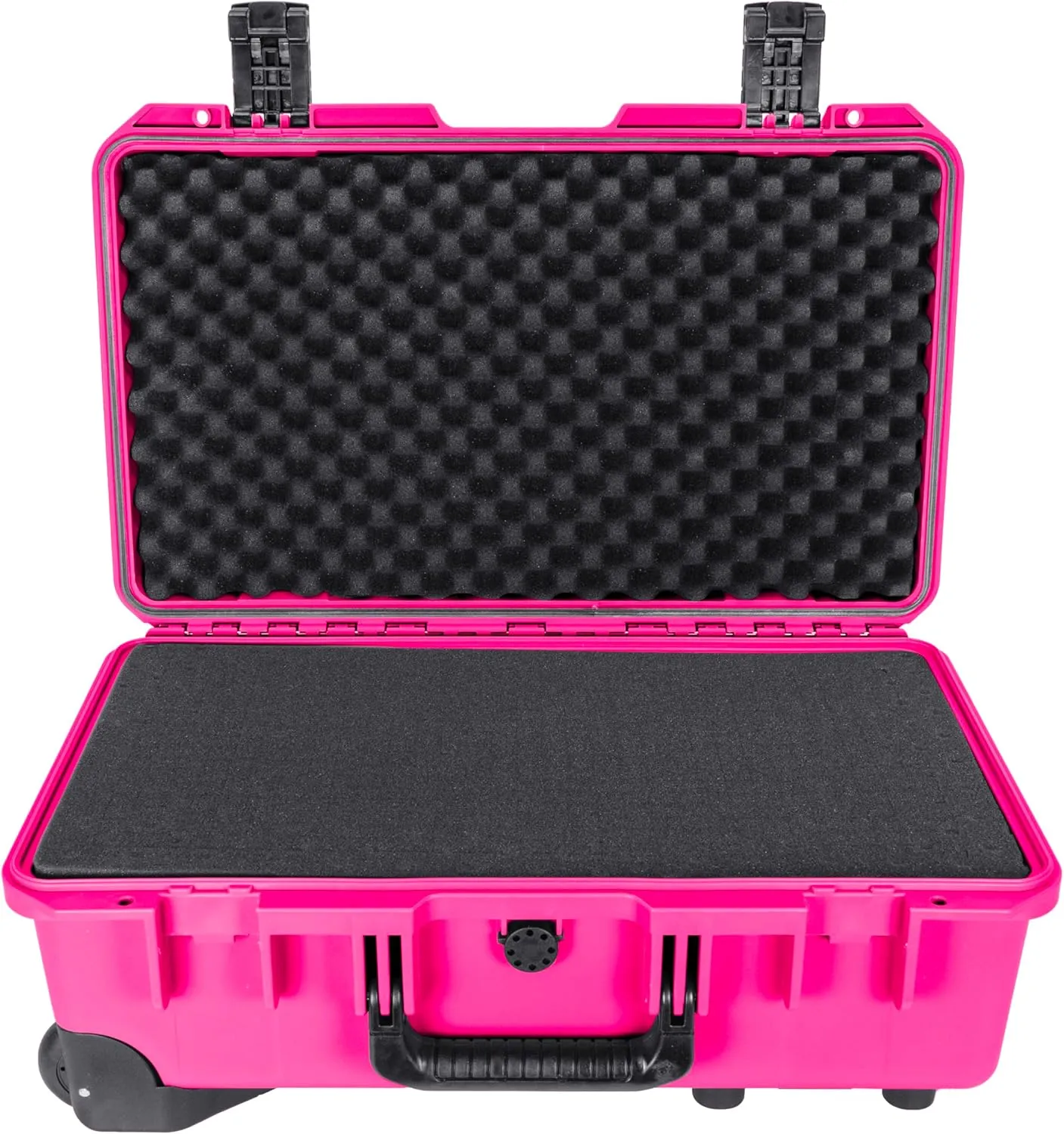Eylar 22 Inch Intact Premium Series Hard Rolling Carry-On Travel Case, Lightweight and Durable Design with Foam (Pink)
