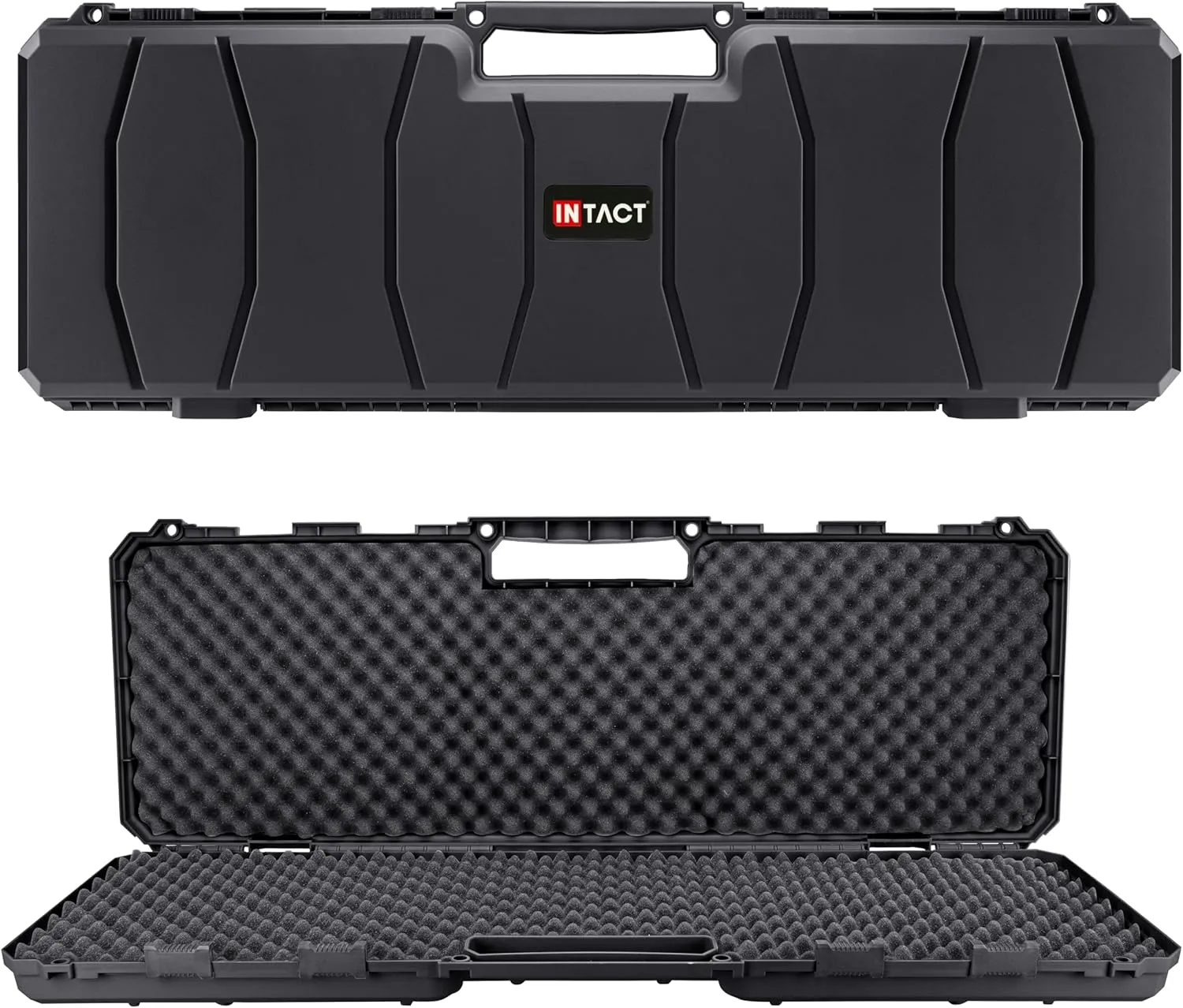 Eylar 39 Inch Intact Series Hard Shell Rifle Case, Lightweight and Durable Stacker Design with Foam